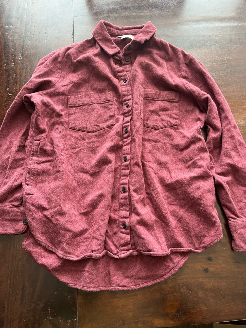 Madewell Men's Button-Down Shirt in Deep Wine